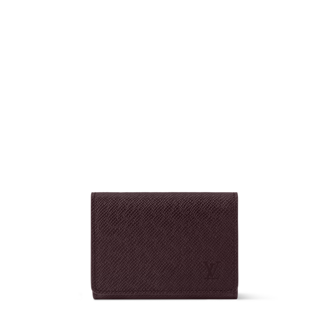 Envelope Business Card Holder Taiga Leather - Bags and Small